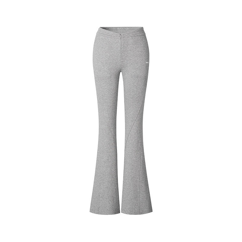 NAWSNOTAWEAR_Cotton_Lyocell_Stretch_Low_Rise_Knit_Micro_Flare_Women_Smoky_Gray_Flared_Pants_MISSTT