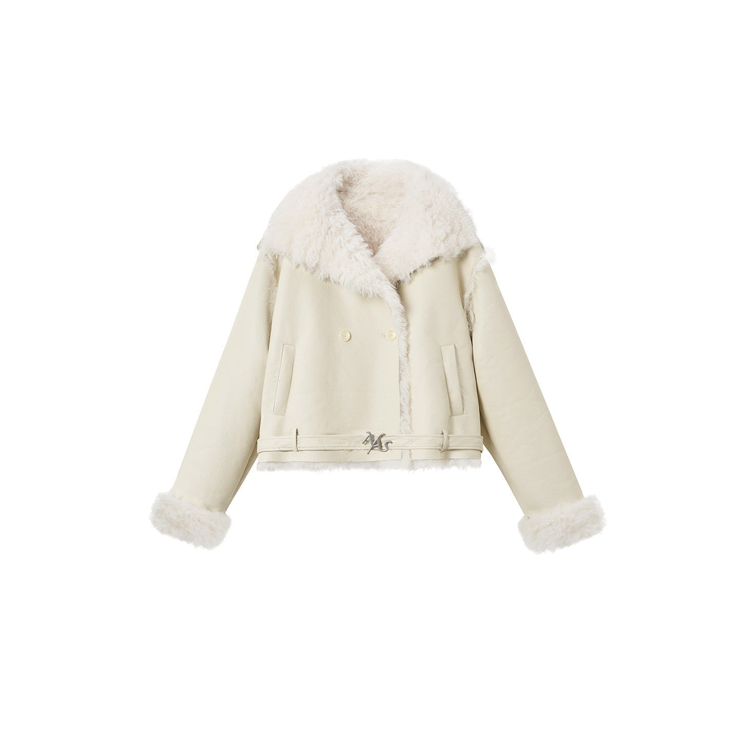 NAWSNOTAWEAR_Cozy_Thick_Lined_Vintage_Vertical_Fur_Trim_Double_Breasted_Women_Short_Coat_MISSTT