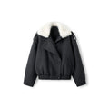 NAWSNOTAWEAR_Cozy_Warm_High_Collar_Loose_Casual_Short_Length_Women_Grass_Gray_Wool_Coats_MISSTT