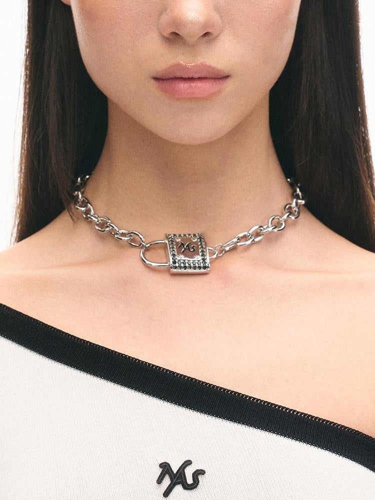 NAWSNOTAWEAR Edgy Punk Statement Aurora Silver Fresh Design For Women Jewelry Necklaces
