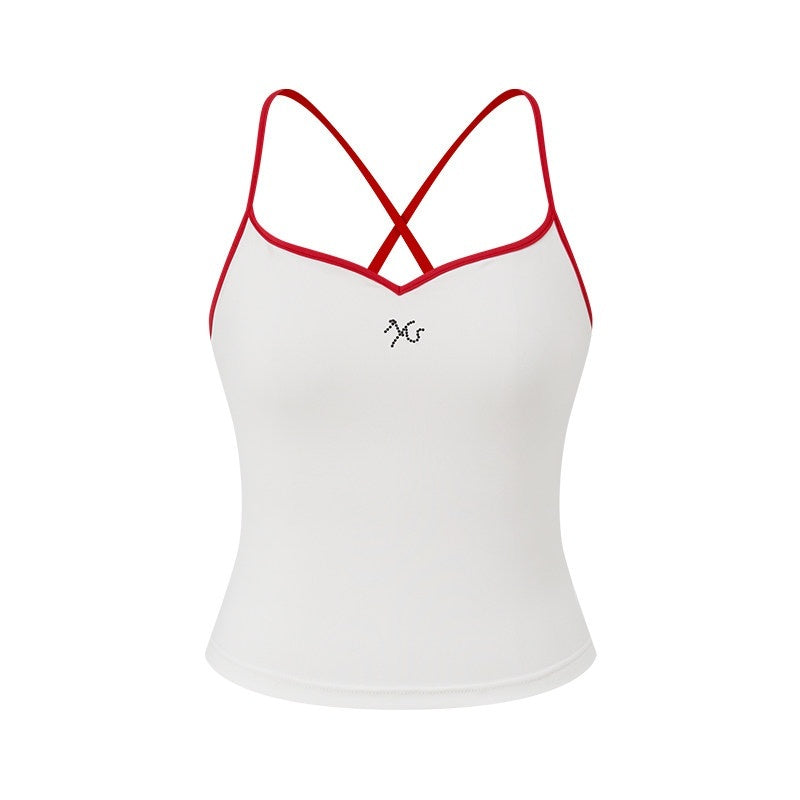 NAWSNOTAWEAR_Embroidered_Slim_V-neck_Cropped_Cami_For_Women_Solid_Stretch_Camisoles_MISSTT