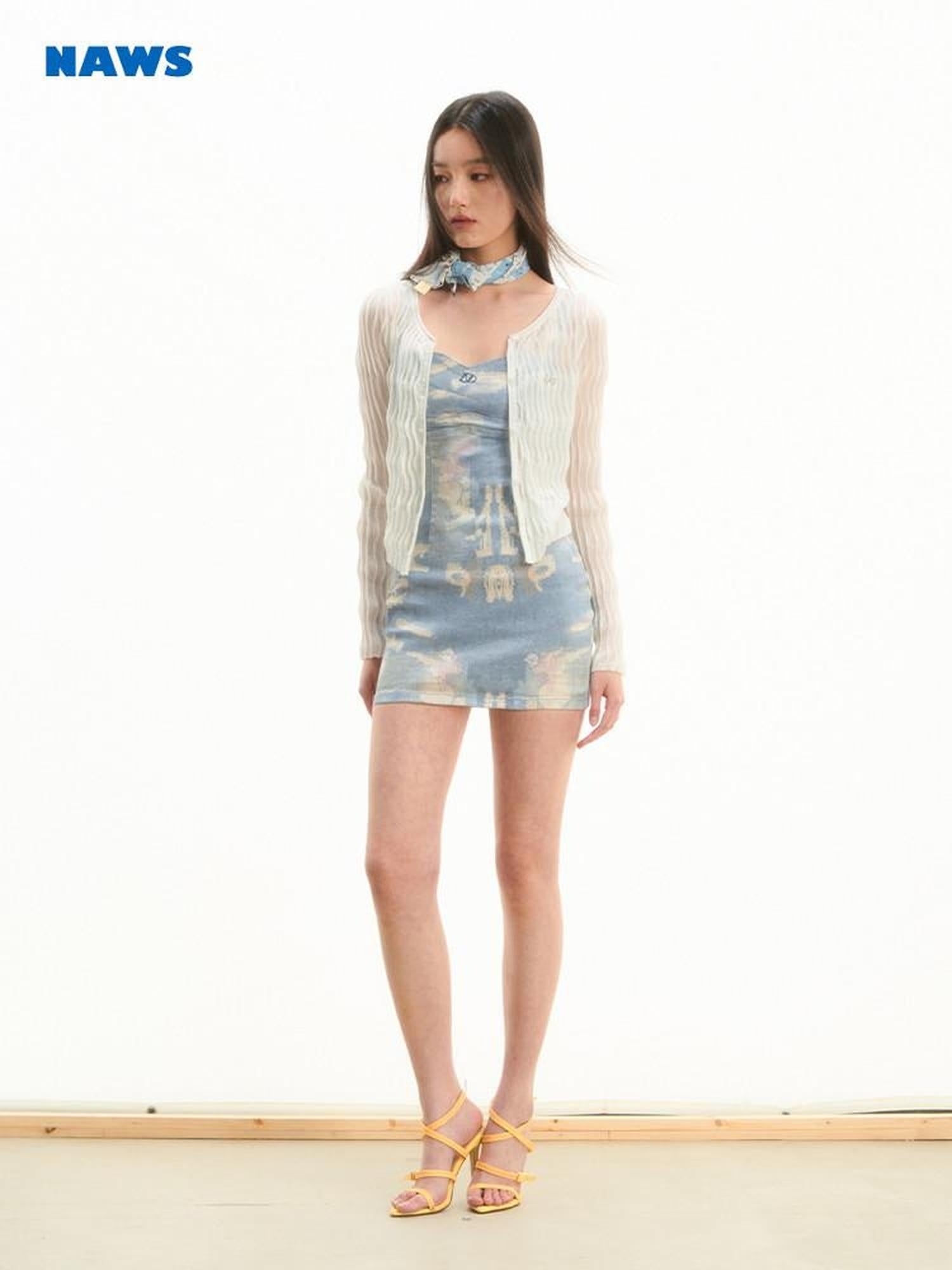 NAWSNOTAWEAR Embroidered V-neck Bodycon Slim Fit Office Women Mini Dresses