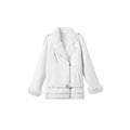 NAWSNOTAWEAR_Fox_Fur_Collar_Loose_Fit_Zip_Front_Women_Everyday_Snow_White_Thick_Short_Coat_MISSTT