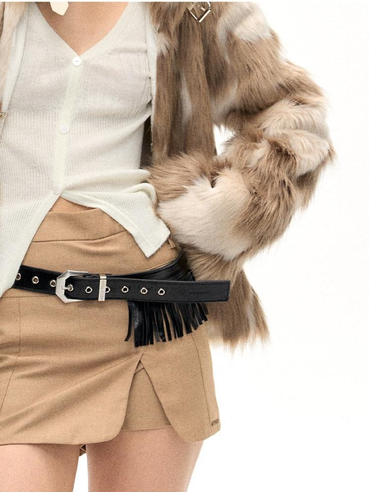 NAWSNOTAWEAR Genuine Cowhide Leather Slim Minimalist Women Black Waist Belts