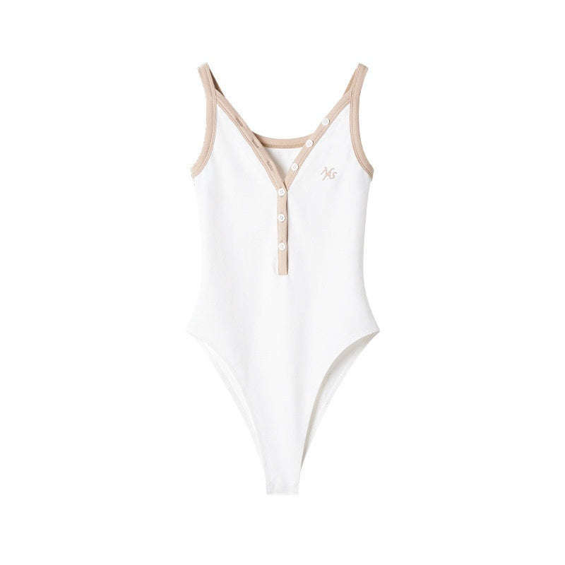 NAWSNOTAWEAR_High_Stretch_Cotton_Blend_Slim_V-neck_No_Padding_Women_Pearl_White_Camisoles_MISSTT