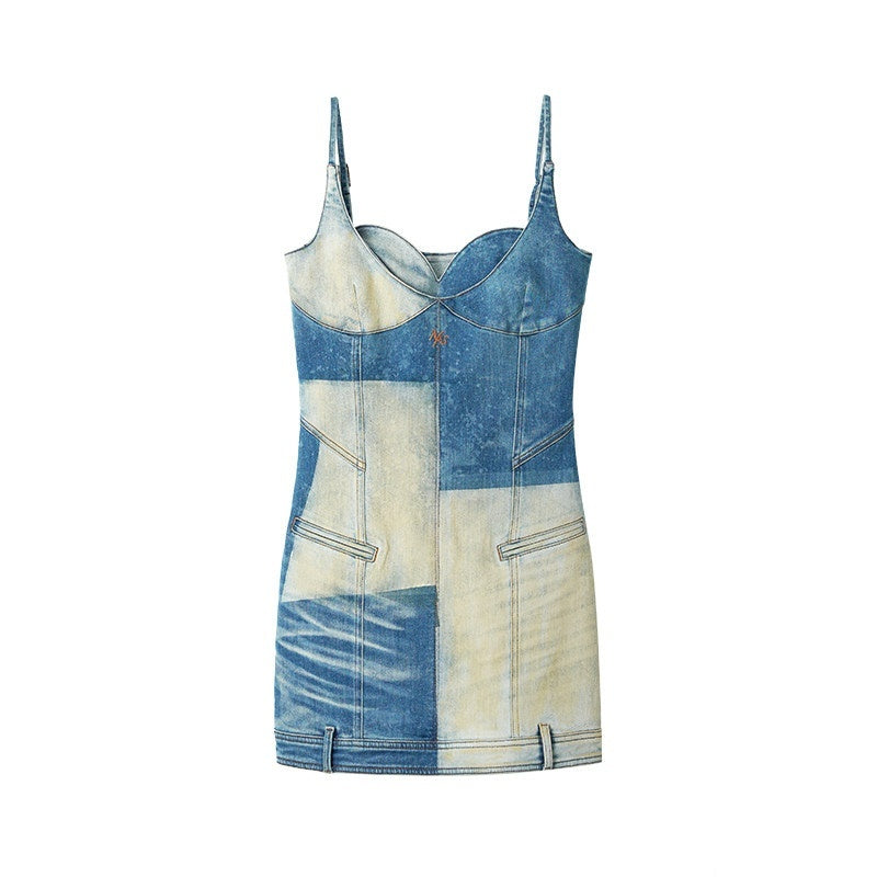 NAWSNOTAWEAR_High_Stretch_Cotton_Colorblock_Denim_Slim_Strap_Aline_Mini_Dresses_MISSTT