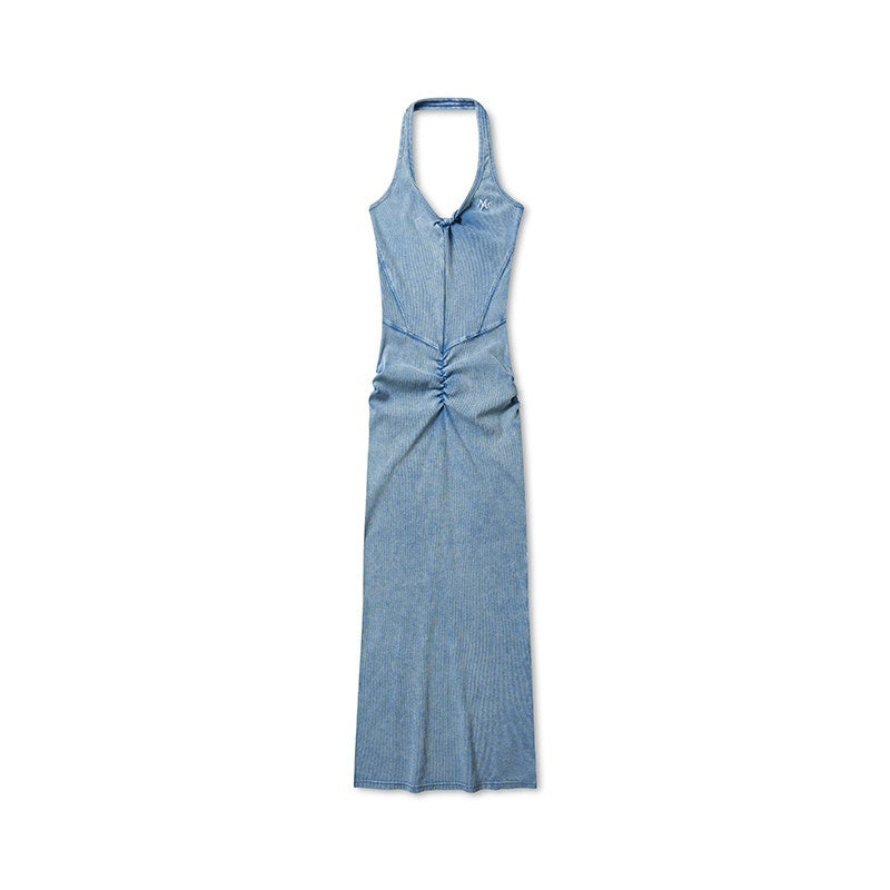 NAWSNOTAWEAR_High_Stretch_Cotton_Halter_Slim_Fit_Casual_Women_Sleeveless_Maxi_Dresses_MISSTT