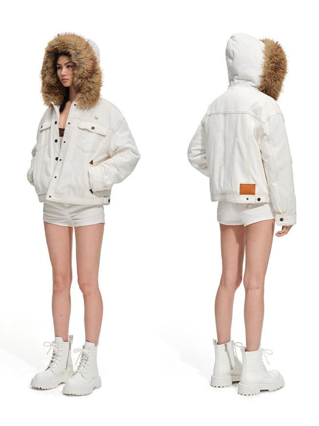 NAWSNOTAWEAR High Stretch Slim Fit Natural Waist Casual Women Snow Melt White Denim Shorts