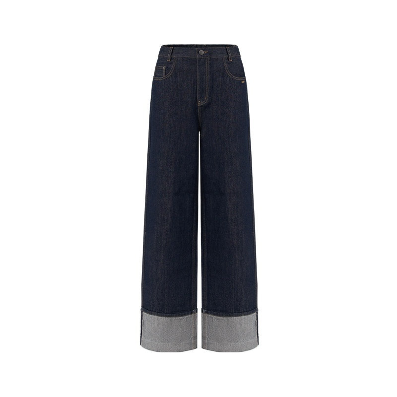 NAWSNOTAWEAR_High_Waist_Loose_Wide_Leg_Casual_Raw_Indigo_Durable_Straight_Leg_Jeans_MISSTT