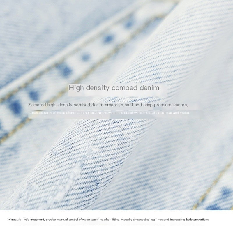 NAWSNOTAWEAR_High_Waist_Ripped_Asymmetrical_Slim_Light_Wash_Women_Zipper_Fly_Denim_Shorts_MISSTT