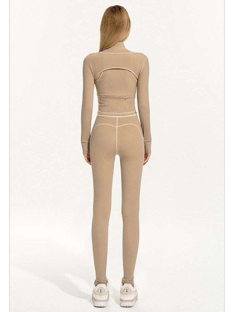 NAWSNOTAWEAR High Waist Sculpting Commuter Slim Fit Office Stretch Nylon Spandex Leggings
