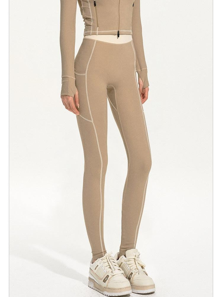NAWSNOTAWEAR High Waist Sculpting Commuter Slim Fit Office Stretch Nylon Spandex Leggings