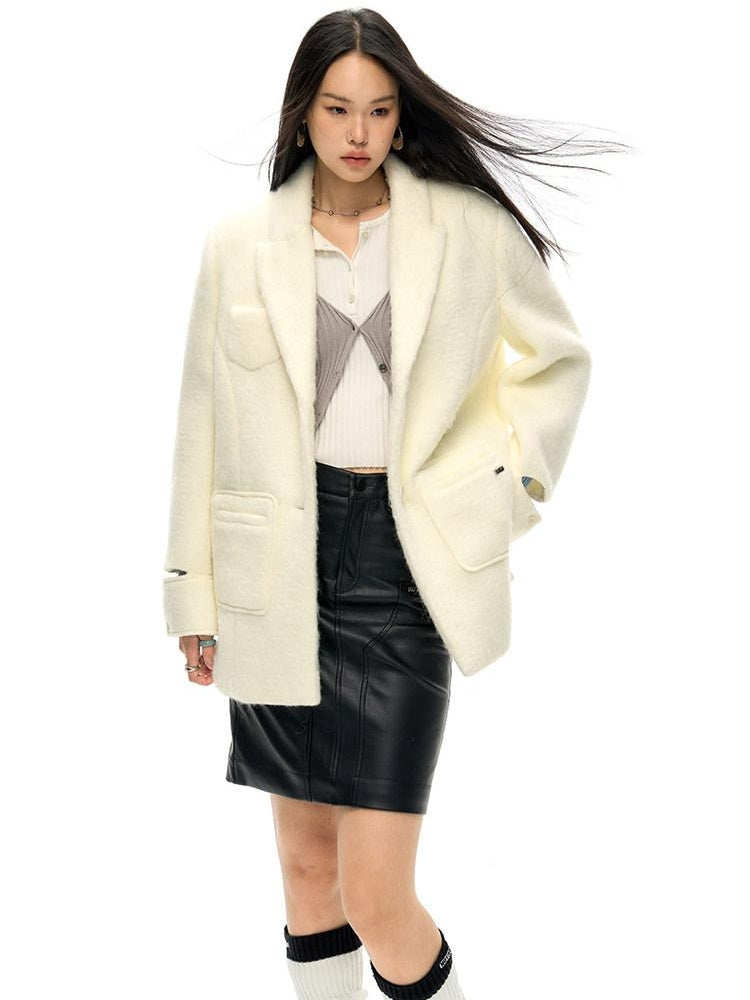 NAWSNOTAWEAR High Waist Straight Solid Black Logo Viscose Blend Sleek Office Mini Skirts