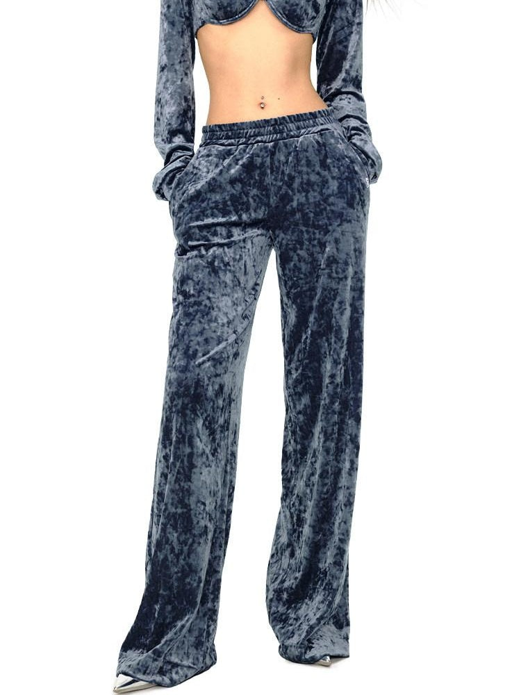 NAWSNOTAWEAR Lightweight Polyester Hooded Long Sleeve Women Midnight Gray Top & Pants Sets