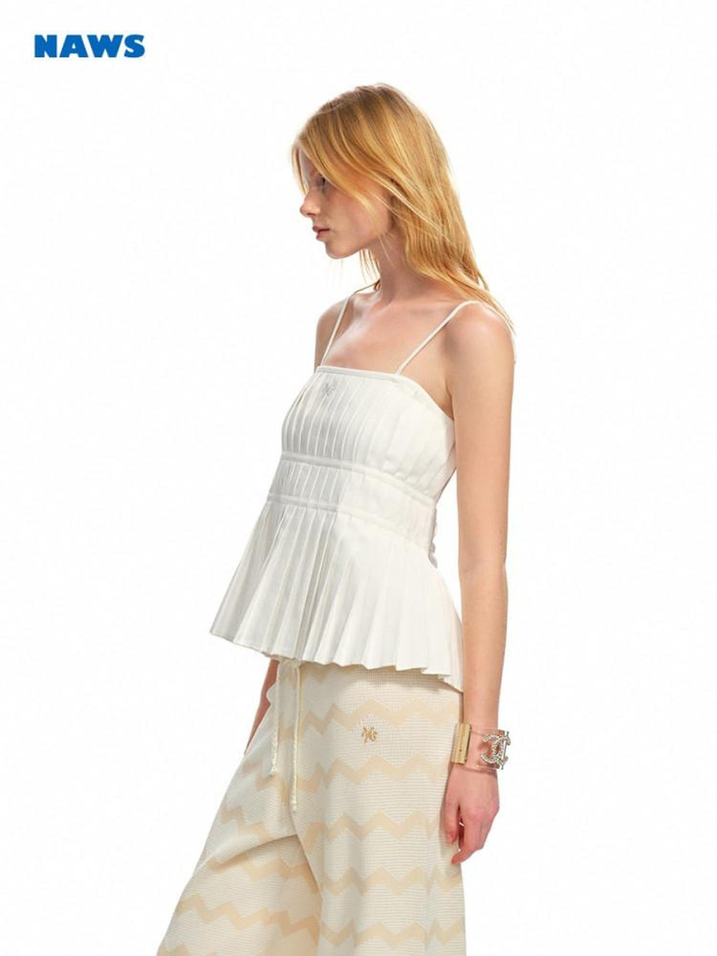 NAWSNOTAWEAR Lightweight Resort Classic Women Spaghetti Strap Polyester Camisoles
