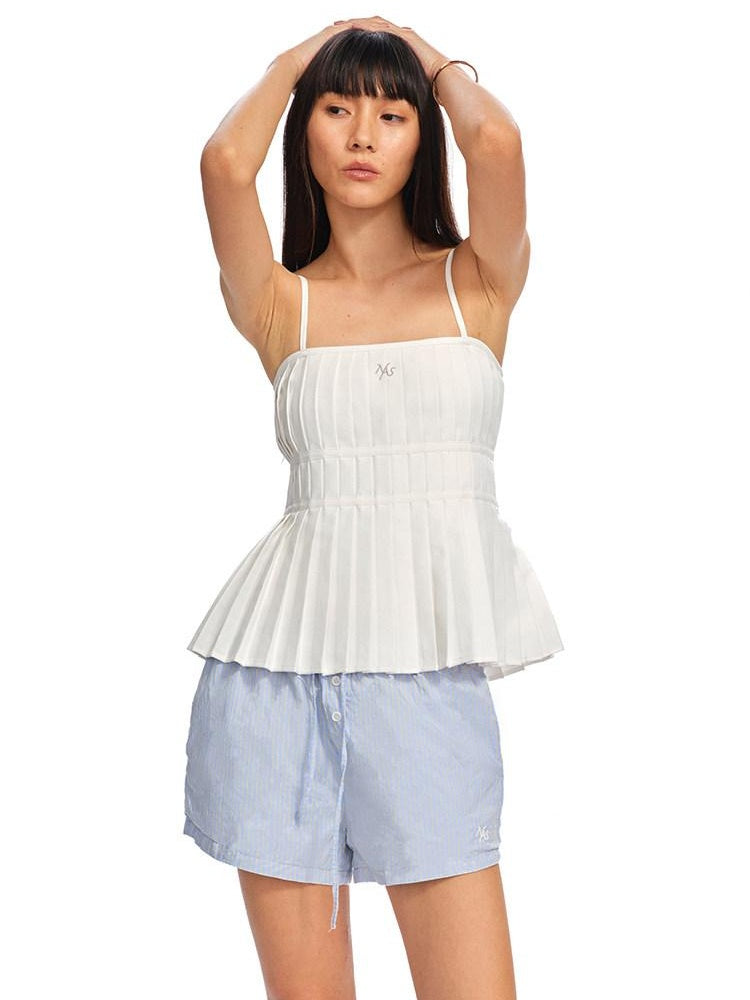 NAWSNOTAWEAR Lightweight Resort Classic Women Spaghetti Strap Polyester Camisoles