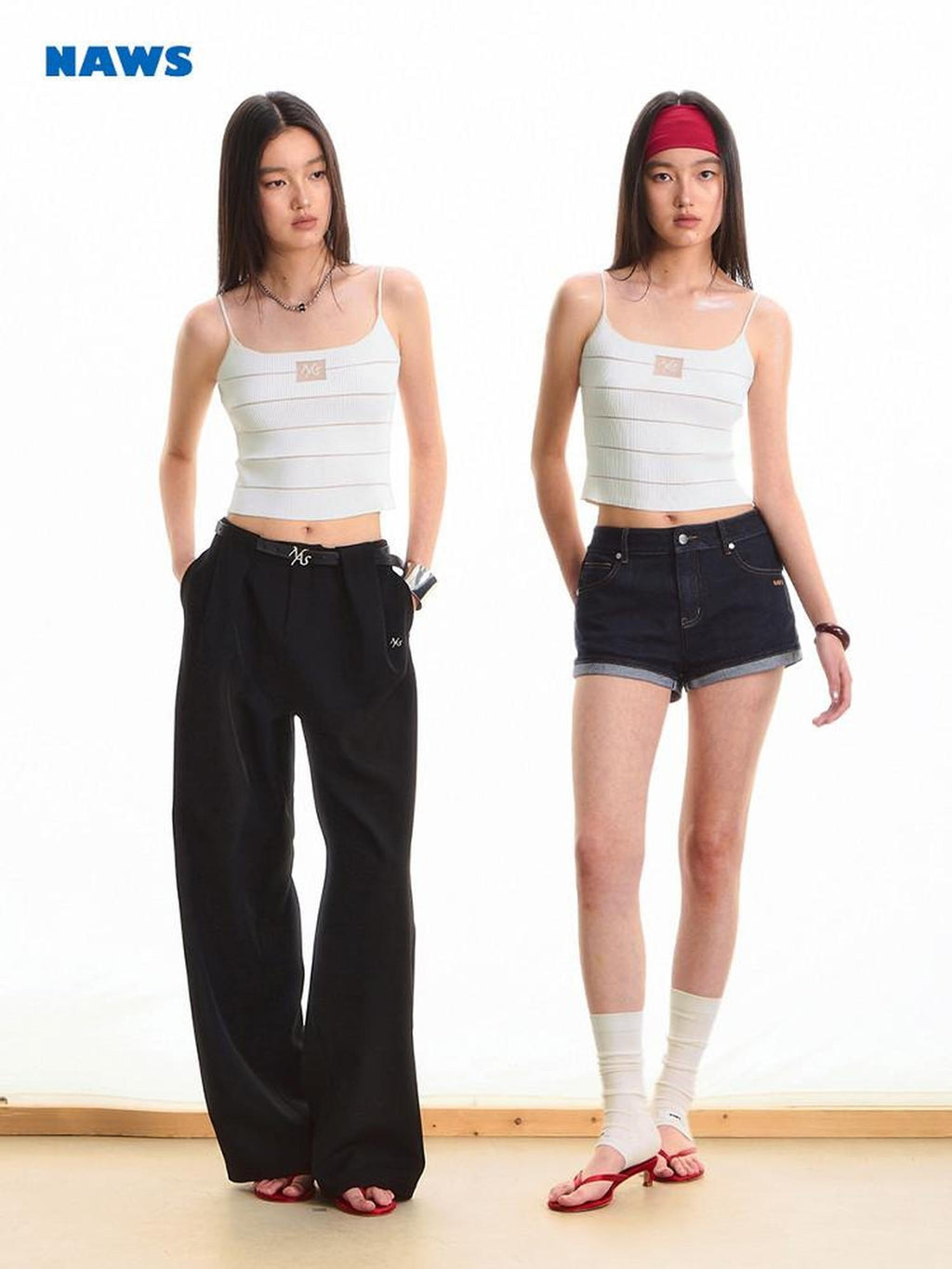 NAWSNOTAWEAR Lightweight Striped Casual Slim Short Outerwear For Women Breathable Camisoles