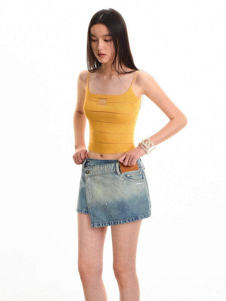 NAWSNOTAWEAR Lightweight Striped Casual Slim Short Outerwear For Women Breathable Camisoles