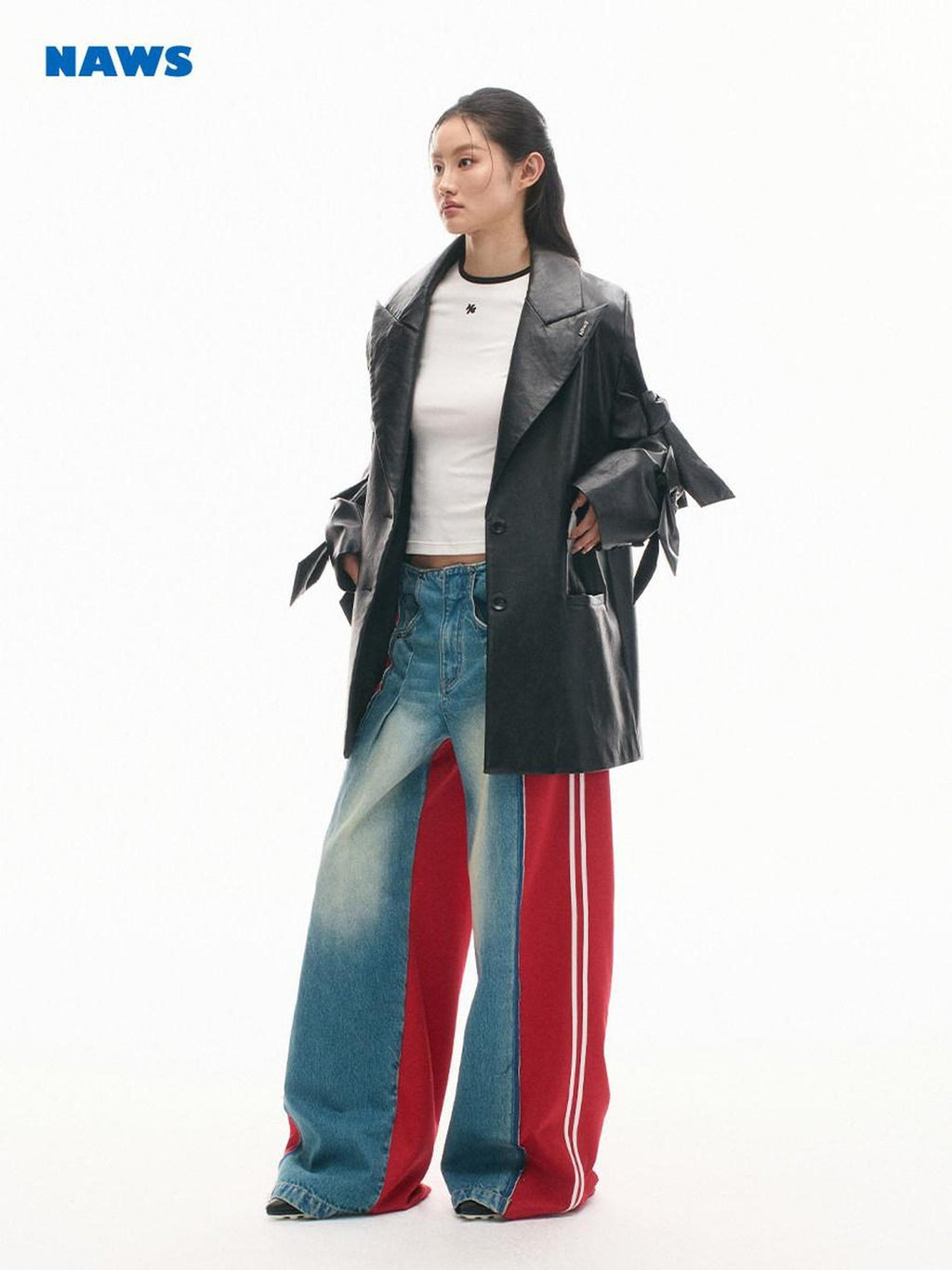 NAWSNOTAWEAR Loose Fit Oversized Minimalist Commuting Office Casual Women Blazers
