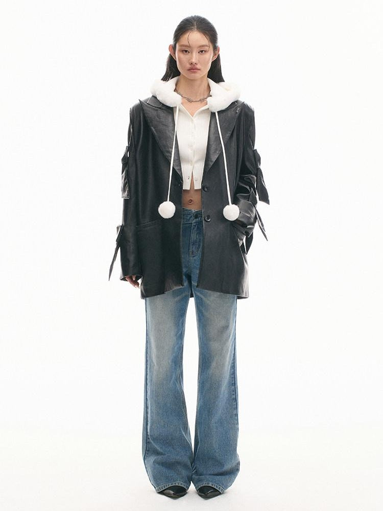 NAWSNOTAWEAR Loose Fit Oversized Minimalist Commuting Office Casual Women Blazers