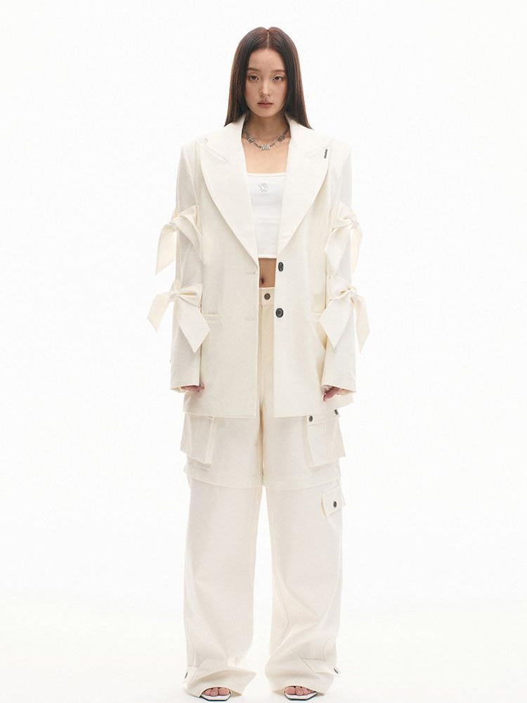 NAWSNOTAWEAR Loose Fit Oversized Minimalist Commuting Office Casual Women Blazers