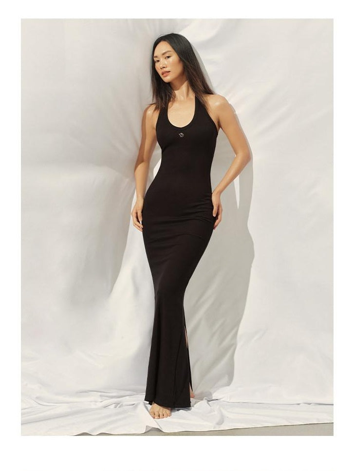 NAWSNOTAWEAR Modal Blend V-neck Spaghetti Strap Bodycon Casual For Women Maxi Dresses