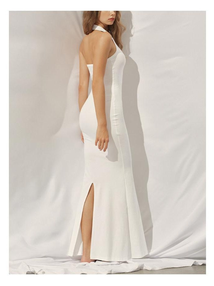 NAWSNOTAWEAR Modal Blend V-neck Spaghetti Strap Bodycon Casual For Women Maxi Dresses