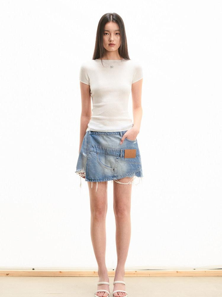 NAWSNOTAWEAR Moisture Wicking Slim Fit Wool Blend Collar Women Office Short Sleeve T-Shirts