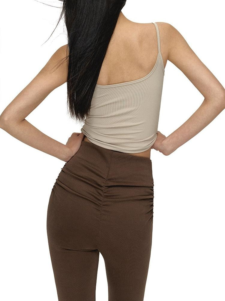NAWSNOTAWEAR Nylon Spandex Stretch Lightweight Workwear Slim Fit For Women Seamless Camisoles
