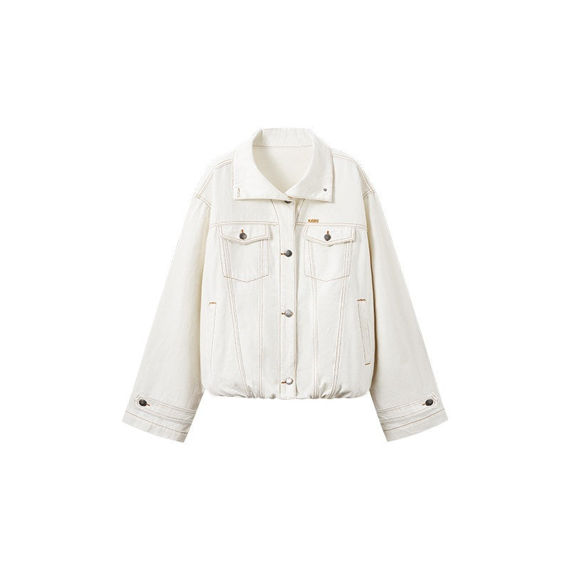 NAWSNOTAWEAR_Oversized_Vintage_100%_Cotton_Button_Long_Sleeve_Women_Blue_Denim_Jackets_MISSTT