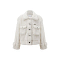 NAWSNOTAWEAR_Plush_Faux_Fur_Thick_Pocket_Loose_Polo_Collar_Office_Women_Snow_White_Short_Coat_MISSTT