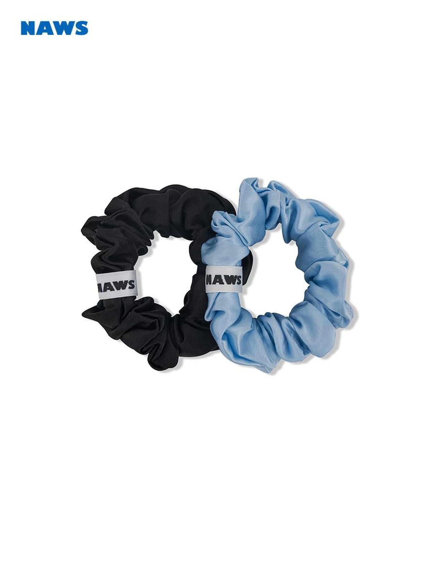 NAWSNOTAWEAR Premium Mall Quality Vintage Royal Ice Silk Scrunchie For Women Hair Accessories