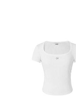 NAWSNOTAWEAR Pure Cotton Slim Fit U Neck Casual Women Essential Tee Short Sleeve T-Shirts