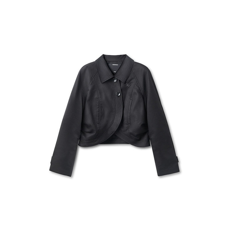 NAWSNOTAWEAR_Quick_Dry_Casual_Button_Front_Short_Length_Women_Cotton_Lyocell_Cropped_Jackets_MISSTT