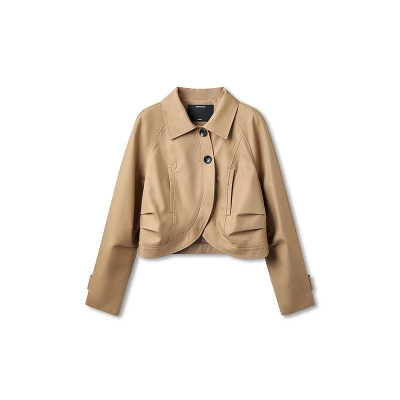 NAWSNOTAWEAR_Quick_Dry_Casual_Button_Front_Short_Length_Women_Cotton_Lyocell_Cropped_Jackets_MISSTT