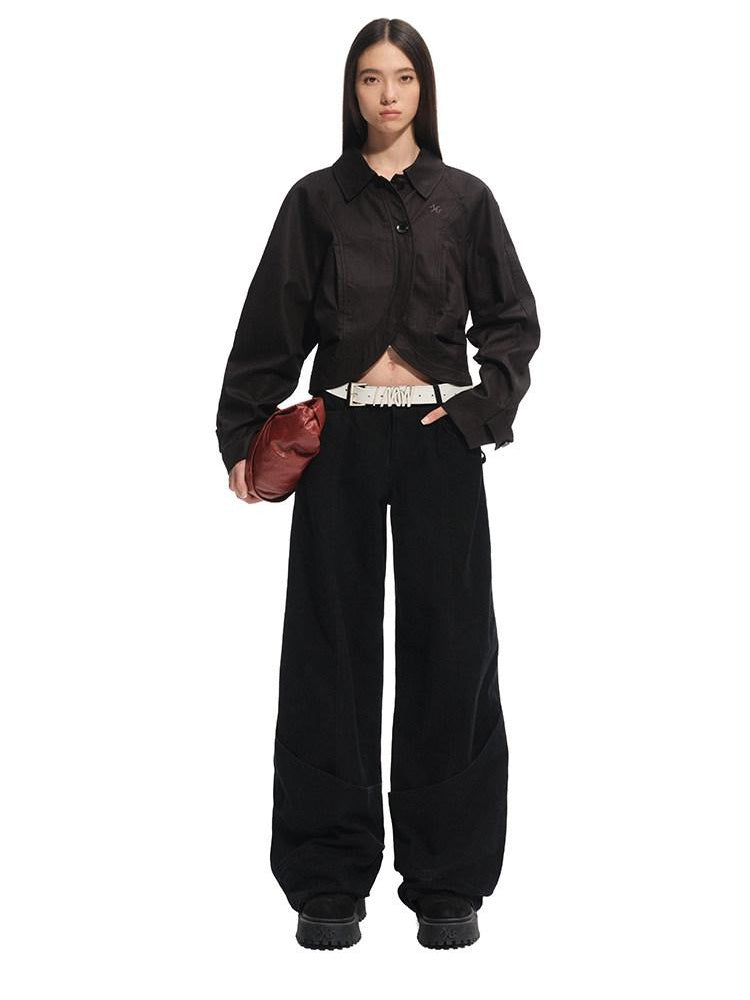NAWSNOTAWEAR Quick Dry Casual Button Front Short Length Women Cotton Lyocell Cropped Jackets