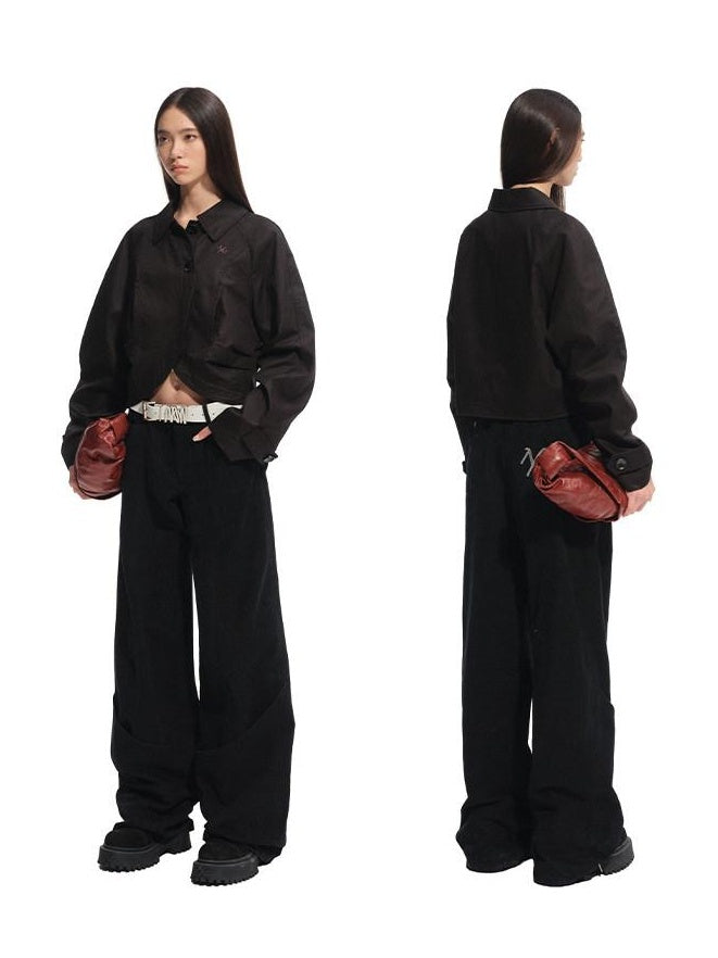 NAWSNOTAWEAR Quick Dry Casual Button Front Short Length Women Cotton Lyocell Cropped Jackets