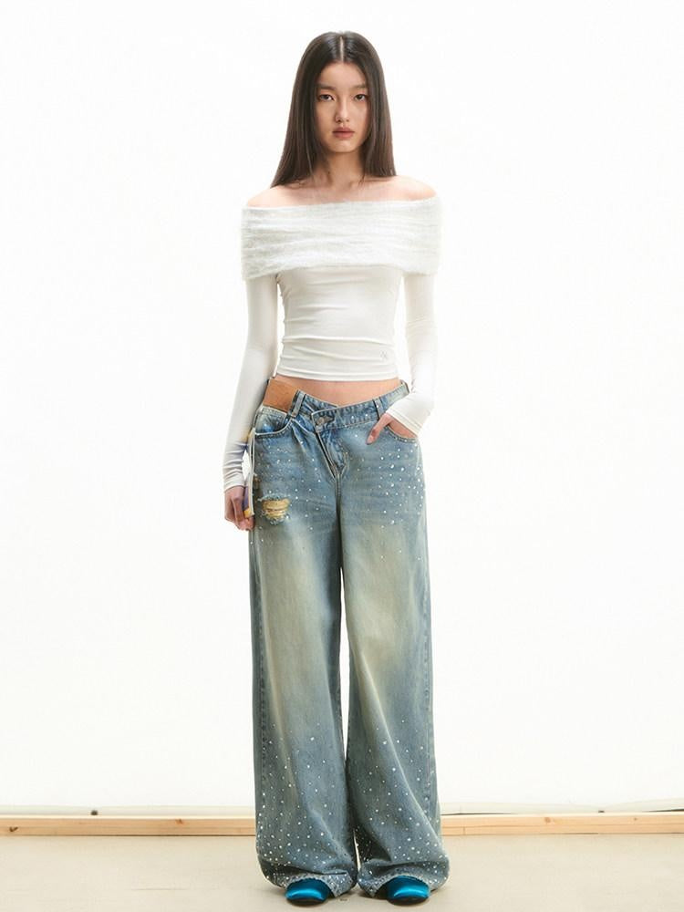 NAWSNOTAWEAR Quick Dry Slim Fit Long Sleeve Casual Lyocell Womens Off Shoulder Crop Tops