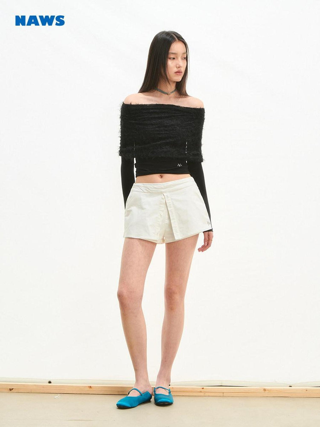 NAWSNOTAWEAR Quick Dry Slim Fit Long Sleeve Casual Lyocell Womens Off Shoulder Crop Tops