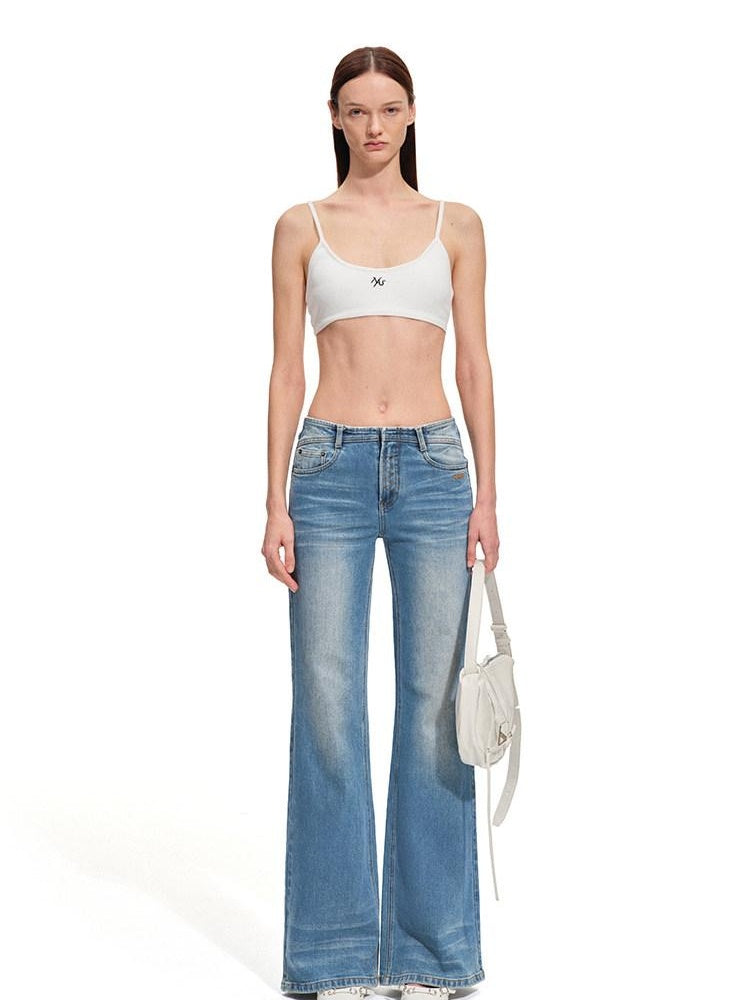 NAWSNOTAWEAR Romantic Slim Spaghetti Strap No Padding Cotton Blend Women Solid Camisoles