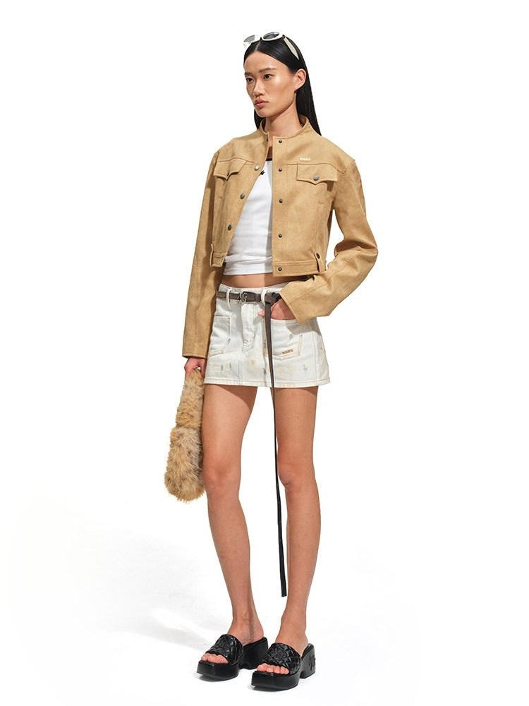 NAWSNOTAWEAR Soft 100 Percent Cotton Low Waist A Line Casual Women Everyday Mini Skirts