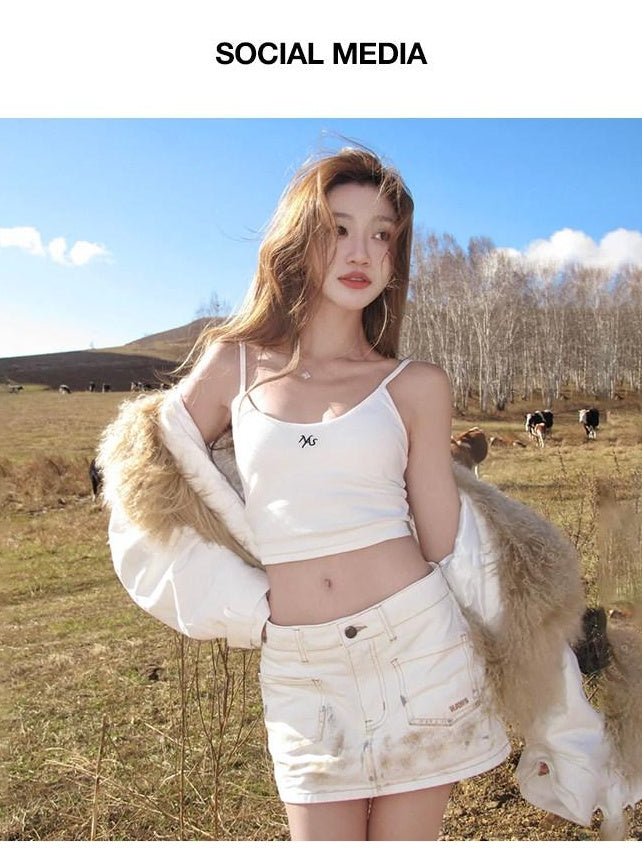 NAWSNOTAWEAR Soft 100 Percent Cotton Low Waist A Line Casual Women Everyday Mini Skirts