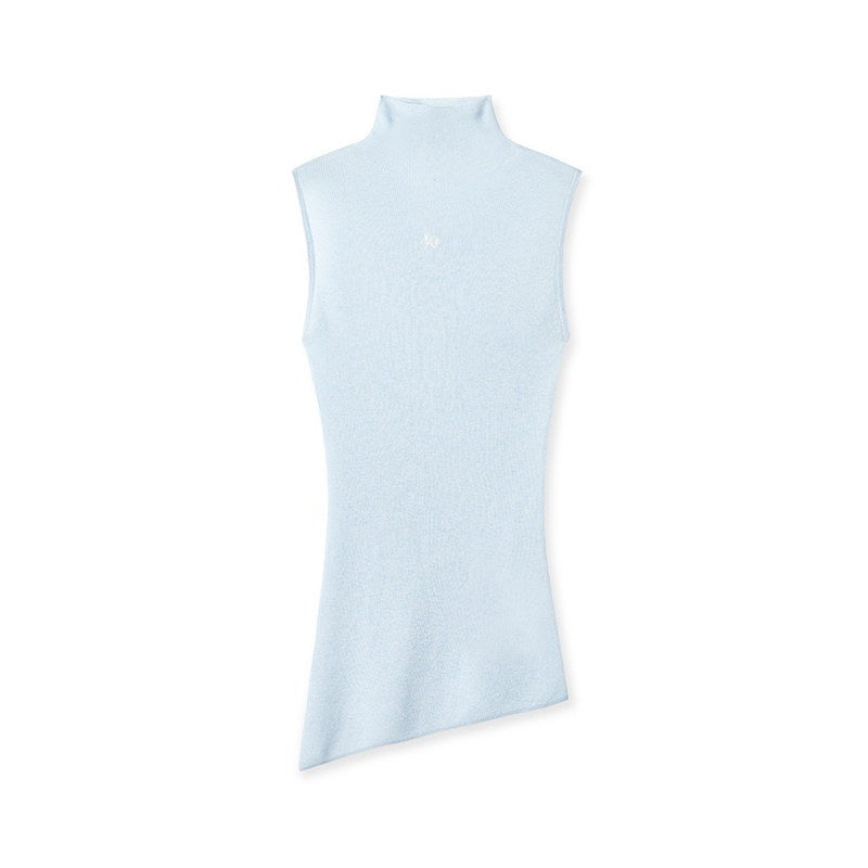 NAWSNOTAWEAR_Soft_100_Percent_Wool_Lightweight_Casual_Slim_Fit_Stand_Collar_Button_Tank_Tops_MISSTT