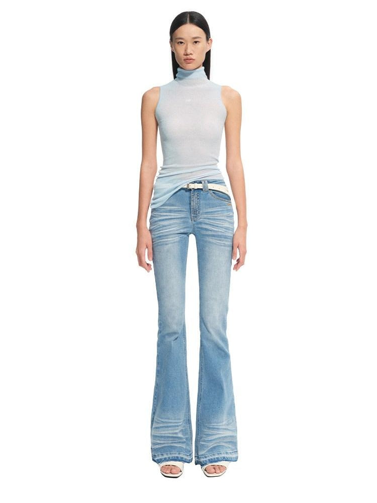 NAWSNOTAWEAR Soft 100 Percent Wool Lightweight Casual Slim Fit Stand Collar Button Tank Tops