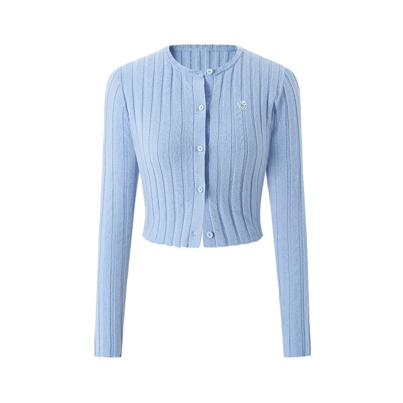 NAWSNOTAWEAR_Soft_90_Wool_10_Cashmere_Slim_Casual_Buttoned_Round_Neck_Women_Knit_Cardigans_MISSTT
