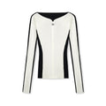 NAWSNOTAWEAR_Soft_Cashmere_Blend_Slim_Fit_Colorblock_V-neck_Women_Longsleeve_Cardigans_MISSTT