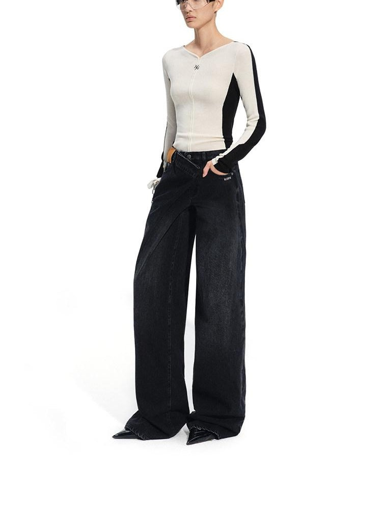 NAWSNOTAWEAR Soft Cashmere Blend Slim Fit Colorblock V-neck Women Longsleeve Cardigans