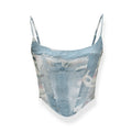 NAWSNOTAWEAR_Soft_Cotton_Dreamy_Blue_Camisole_A_Line_Skirt_Women_Top_&_Skirt_Sets_MISSTT