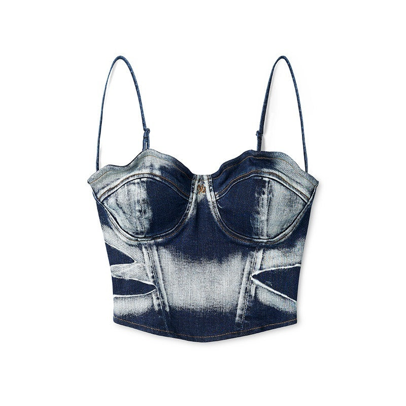 NAWSNOTAWEAR_Soft_Cotton_Slim_Fit_Casual_Tank_Ladies_No_Padding_Stretch_Storm_Blue_Camisoles_MISSTT
