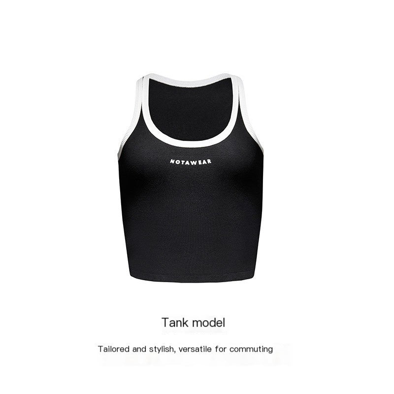 NAWSNOTAWEAR_Soft_Cotton_Slim_Fit_Racerback_Cropped_Commuter_Layering_For_Women_Tank_Tops_MISSTT